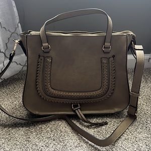 Tan Sole Society large satchel and crossbody bag